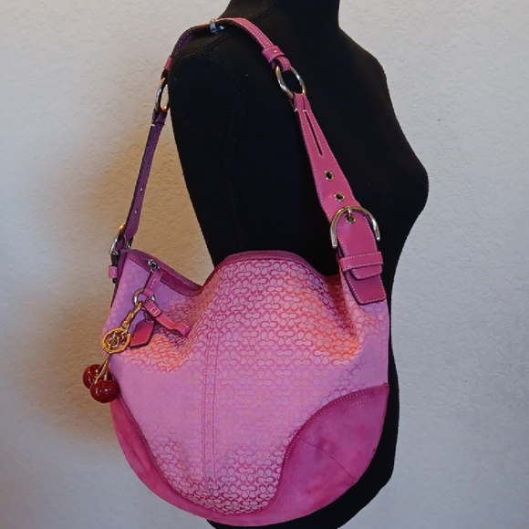Coach Handbags - Coach Pink Y2k Hobo Bag